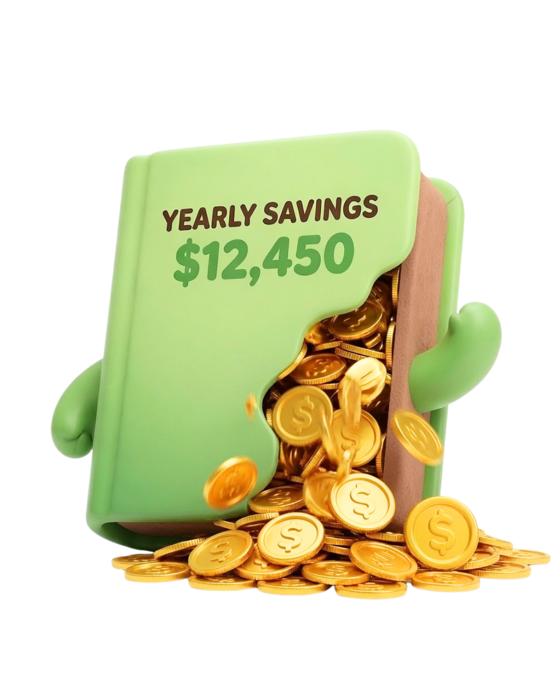 Yearly savings record book
